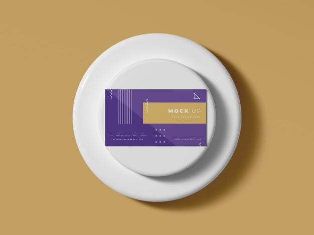 Geometrical Shapes Concept Mock-Up Psd