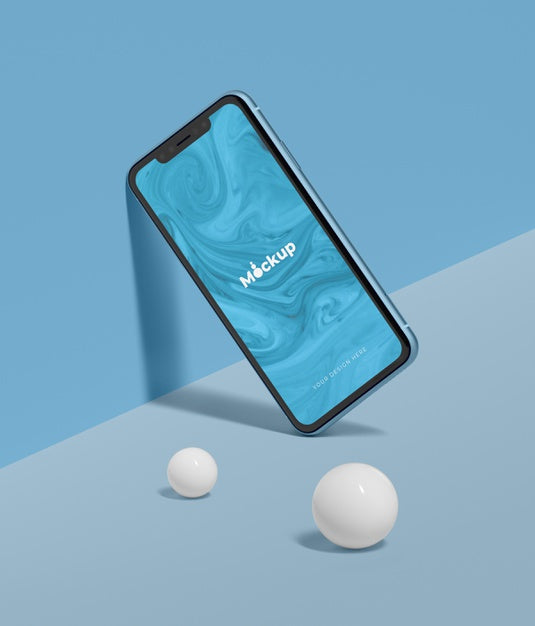 Geometrical Shapes Concept Mock-Up Psd