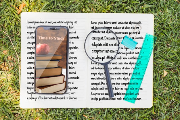 Getting Ready To Study Mock-Up Psd