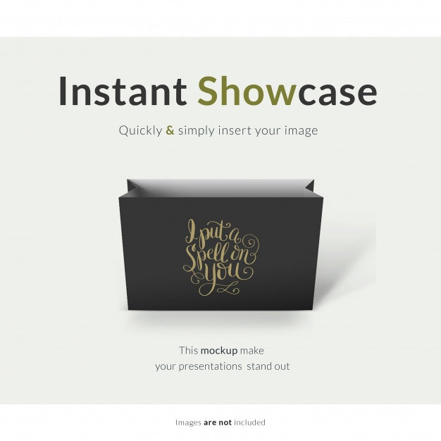 Gift Bag Mock Up Psd