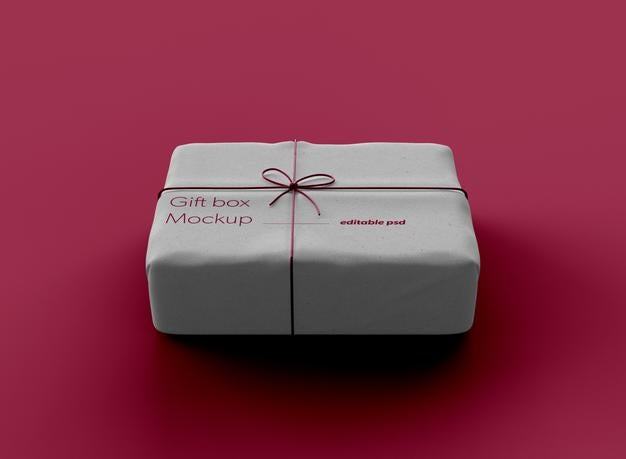 Gift Box Mockup Psd