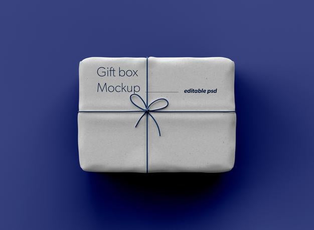 Gift Box Mockup Psd