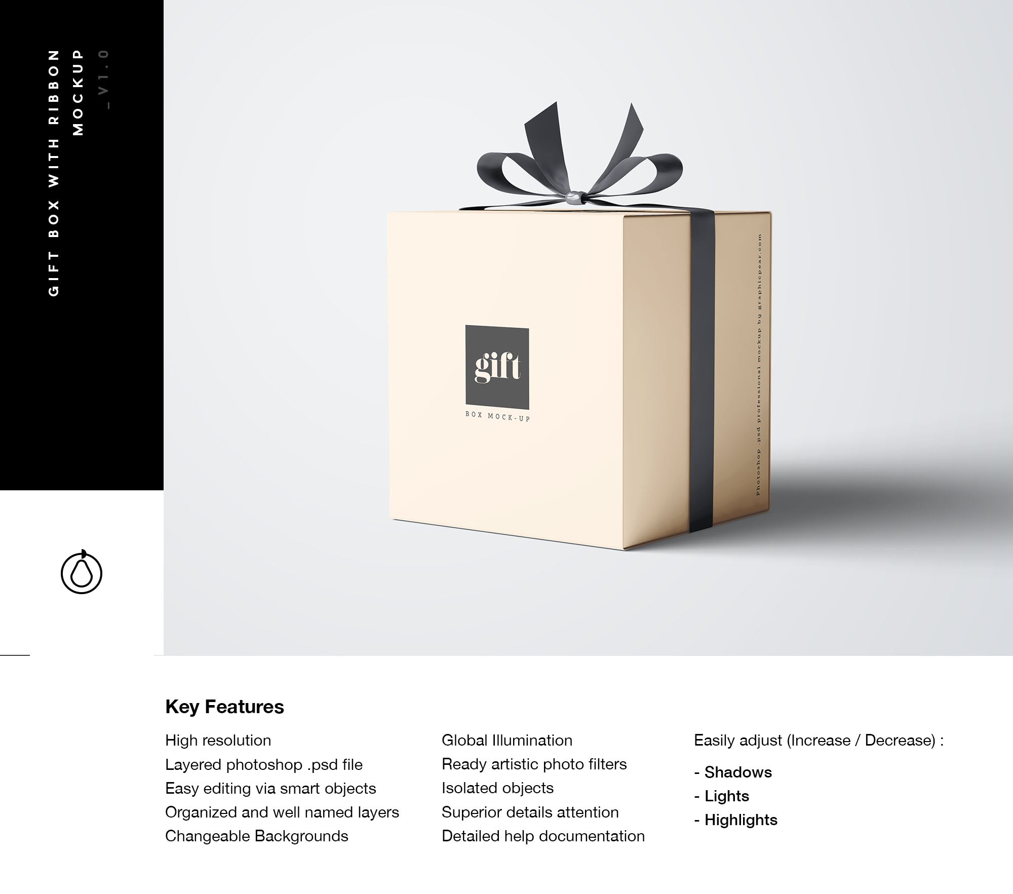 Gift Box Mockup