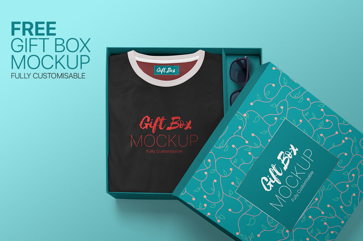 Gift Box Mockup