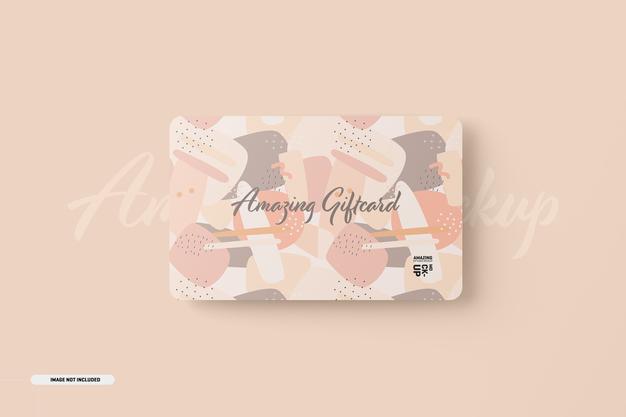 Gift Card Mockup Psd
