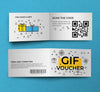 Gift Voucher Front And Back Mockup Psd