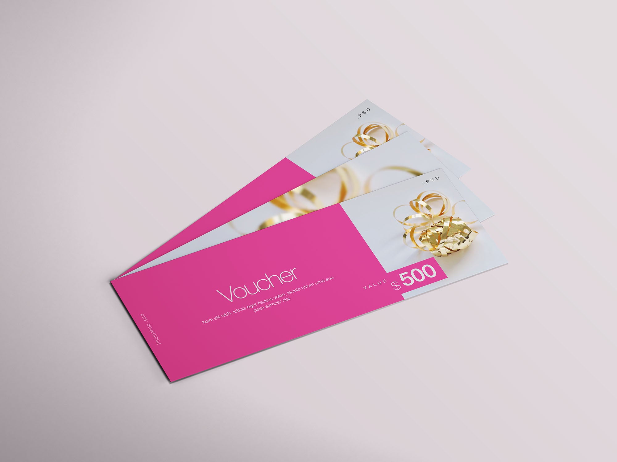 Gift Voucher Mockup