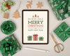 Gifts Wrapped Beside Tablet Mock-Up Psd