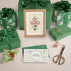 Gifts Wrapped In Decorative Paper On Table Psd