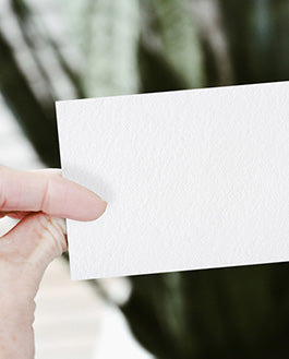 Girl Holding Psd Business Card Mockup Design