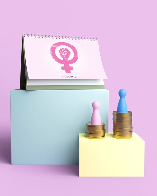 Girl Power Concept Composition Psd