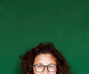 Girl With Curly Hair And Glasses Psd