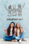 Girls On Friendship Day Mock-Up Psd