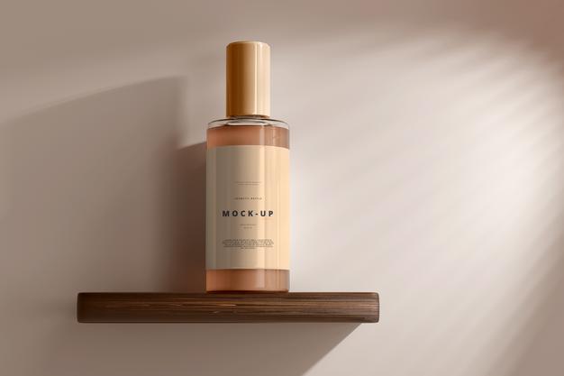Glass Cosmetic Bottle Mockup Psd