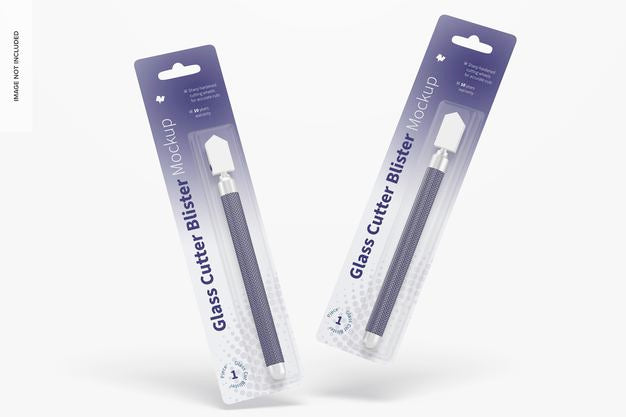 Glass Cutter Blisters Mockup Psd