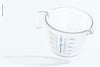 Glass Measuring Cup Mockup, Floating Psd