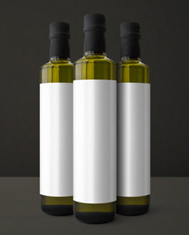 Glass Oil Bottle Psd Mockup In 4K