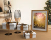 Glasses With Champagne Prepared For New Year Night Psd