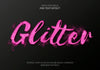 Glitter Text Effect Psd