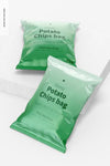Glossy Chips Bags Mockup Psd