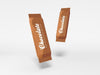 Glossy Foil Chocolate Bar Packaging Mockup Psd