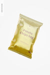 Glossy Mini Potato Chips Bag Mockup Psd