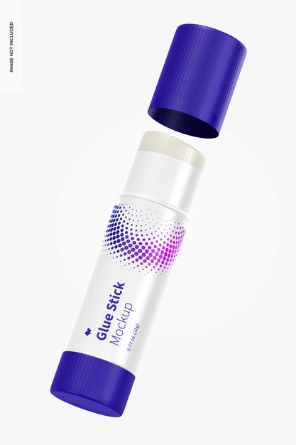 Glue Stick Mockup, Falling Psd