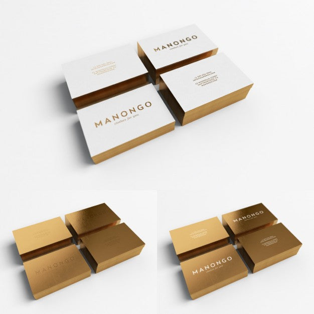 Golden Business Card Design Psd