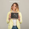 Good Looking Woman Holding Slate Psd