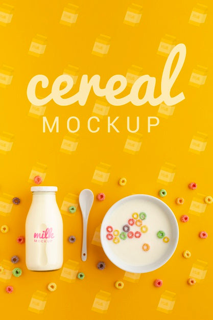 Good Morning Breakfast With Cereals And Milk Psd