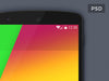 Google Nexus 5 Psd Mockup
