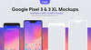 Google Pixel 3 & Pixel 3 Xl Mockup Psd, Ai & Eps