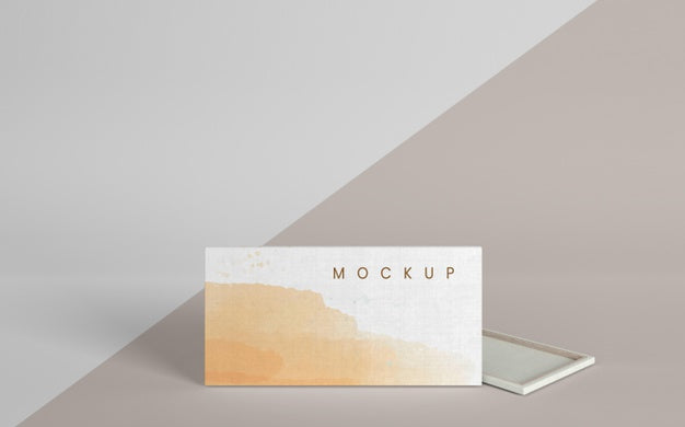 Gradient Watercolor Painting On Canvas Psd