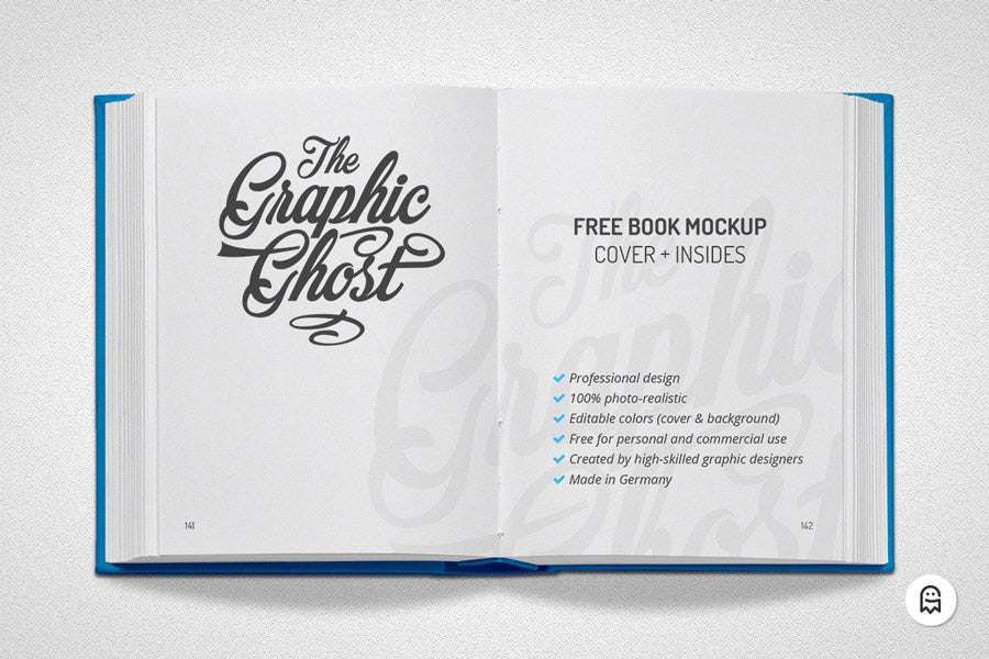 Realistic Book Set Mockup