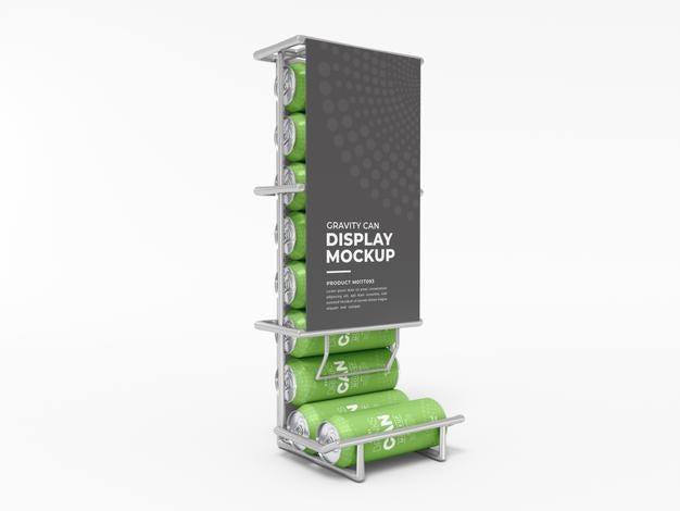 Gravity Can Display Mockup Psd