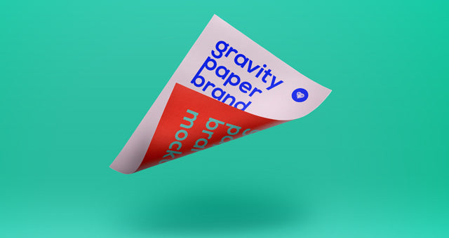 Gravity Psd Paper Mockup Vol2