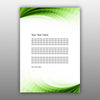 Green Abstract Brochure Design Psd