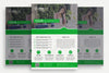 Green And White Business Brochure Psd