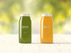 Green And Yellow Juice Bottle Mock Up Psd