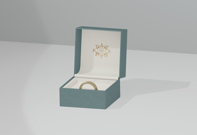 Premium PSD | 3d fully isolated wedding rings