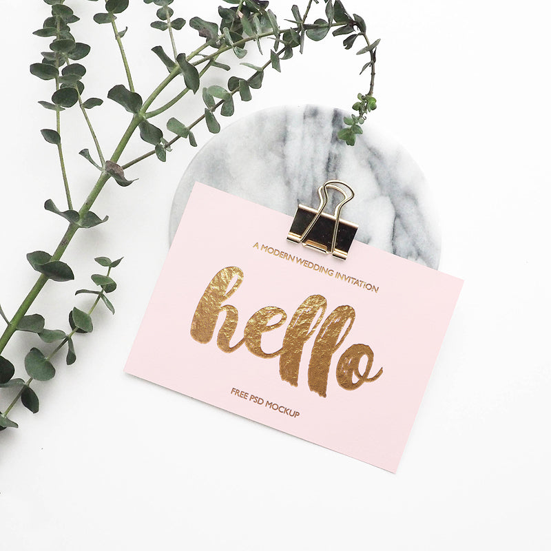 Greeting Card Mockup