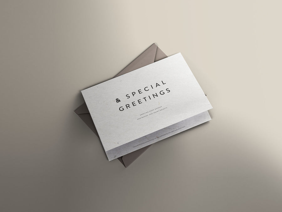 Greeting Card Mockup