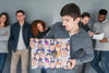 Group Of People Holding Placard Mockup For Charity Psd