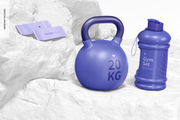 Gym Set Mockup Psd