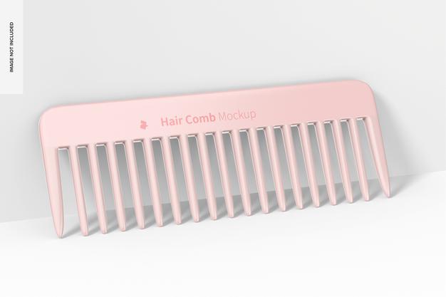 Hair Comb Mockup, Leaned Psd