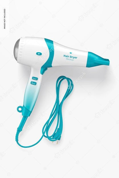 Hair Dryer Mockup Psd
