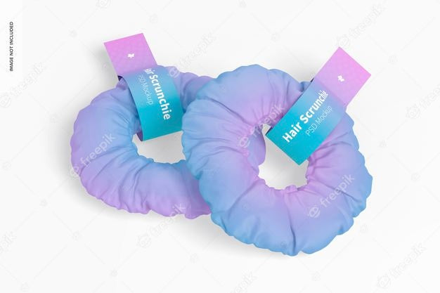 Hair Scrunchies Mockup Psd