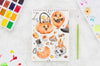 Halloween Artistic Draw On Notebook Psd