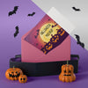 Halloween Card Mock-Up In Envelope Psd