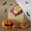 Halloween Card Mock-Up In Yellow Envelope Psd